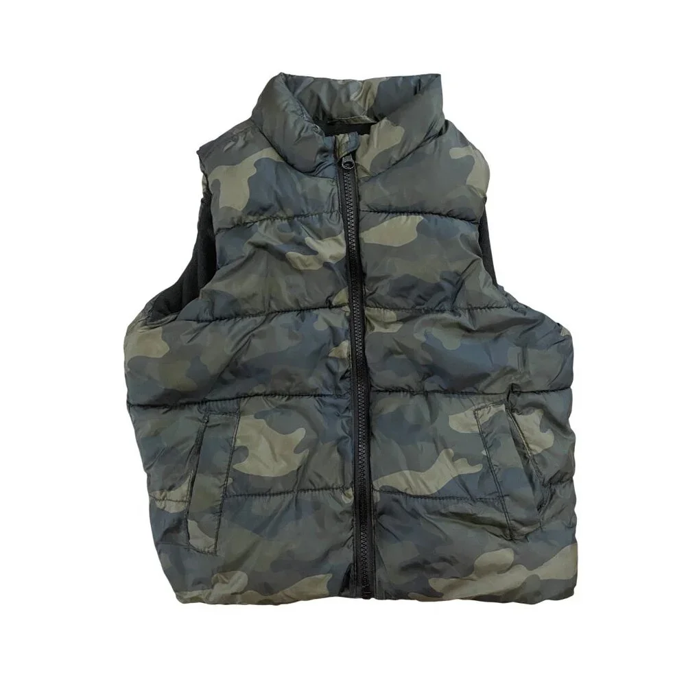 Old Navy quilted camo puffer vest - size XS (5)